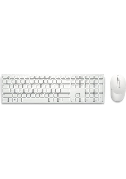 Pro Wireless Keyboard And Mouse - KM5221W - Turkish (Qwerty) - White