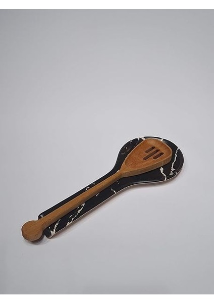Mat Siyah Mermer Desen Kirli Kaşıklık fiyatları