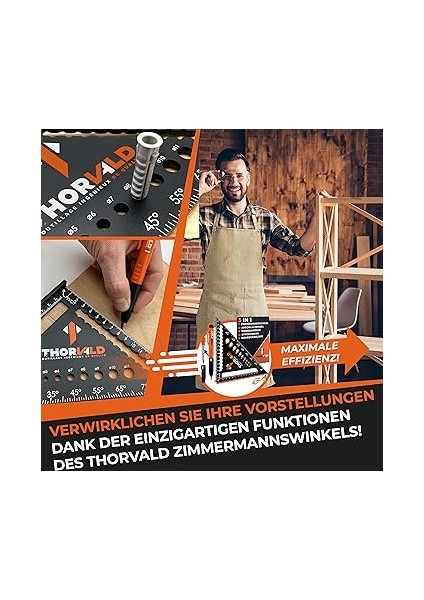 1 Arada 180 mm Marangoz Açısı + Marangoz Kalemi - Çok Fonksiyonlu: Derinlik Ölçer/açı Ölçer/delik Şablonu/şapkalı Açı - Alüminyum - Zaman Kazandıran Araç modelleri