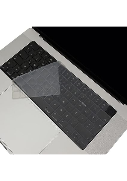 MacBook Türkçe‑q Klavye Koruyucu | Açık Pembe | Siyah| Şeffaf Silikon Kapak M1/m2/m3 Touch Id Uyumlu – Toz, Dökülme ve Çizilmelere Karşı Koruma Şeffaf fırsatları