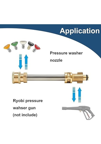 Basınçlı Yıkama Adaptörü, 1/4 “püskürtme Nozulu Uç Setleri, Kar Köpüğü Lans Adaptörü Için Basınçlı Yıkama Adaptörü Seti, 5 Püskürtme Nozullu Hızlı Bağlantı Turbo Nozul Dahil indirimleri