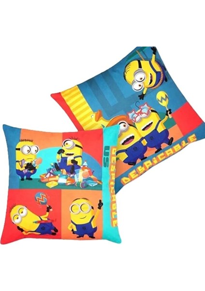 Minions Enjoy Pamuk 40X40 Kırlent