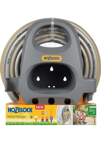 2364H Duvara Monte 20 M 1/2" Hortumlu Hortum Toplama ve Sarma Askı Seti