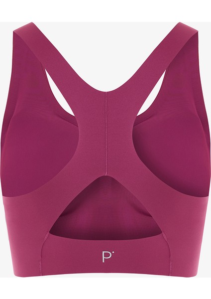 Mor Zero Feel Orta Destekli Çıkarılabilir Kaplı Spor Sütyeni