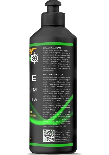 M-2000 Marin Çizik Giderici Tekne Pastası - 500 ml modelleri