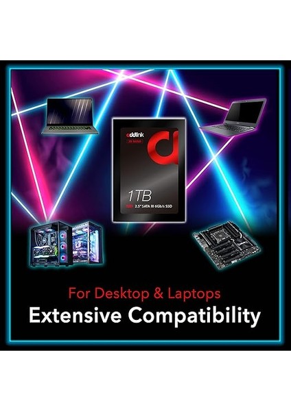 1tb 500-450 Mb/s 2.5” Sata Iıı 6gb/s SSD AD1TBS20S3S modelleri