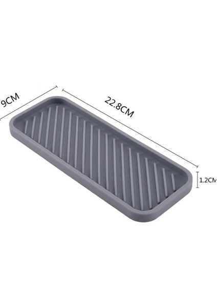 Silikon Yağdanlık Yağlık Standı Altlık,çok Amaçlı Organizer Sunumluk,sabunluk Altlığı 1 Adet Siyah indirimleri