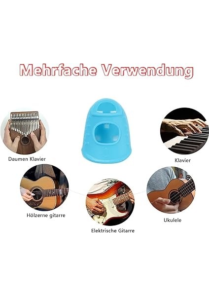 30 Adet Gitar Parmak Koruması Gitar Parmak Uçları Koruma Gitar Parmak Koruma Kılıfı Silikon Gitar Parmak Ucu Koruma Kapakları Kaymaz Silikon Parmak Kılıfı 5 Farklı Ölçüde fırsatları