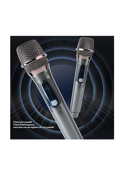 ve Ktv Için Uygun Dinamik Bir Bobin Tasarımı ile Kullanımı Kolay Uhf Kablosuz Mikrofonlar, Dış Performans Için 2 Kablosuz Mikrofon fiyatları