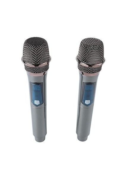 ve Ktv Için Uygun Dinamik Bir Bobin Tasarımı ile Kullanımı Kolay Uhf Kablosuz Mikrofonlar, Dış Performans Için 2 Kablosuz Mikrofon indirimleri