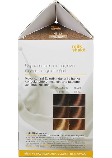 Shake Milk Color Eko Kit Saç Boyası 6e (0.5 G) modelleri