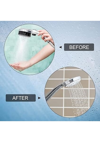 Duş Akış Azaltıcı Sınırlayıcı Seti, Duş Akış Kısıtlayıcı, Su Tasarruflu Musluk Filtresi, 1 Adet Su Tasarruflu Duş Başlığı ve 8 Farklı Akış (4-15L/DAK), Evrensel Musluk Havalandırıcı Yedek fırsatları