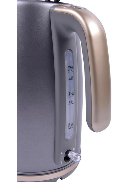 Gem Pearl 1, 7 L Su Isıtıcı – 2200 W Paslanmaz Çelik Gövde | Gri Gold indirimleri