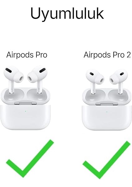 Airpods Pro ve Airpods Pro 2 Için Kulağa Tam Oturan ve Kulaktan Düşmeyen Ses Izolasyonu Sağlayarak Sesleri Güçlendiren Silikon Kulaklık Ucu Seti(Hepsi Aynı Ölçüde 3'lü Set) (Xs) fırsatları