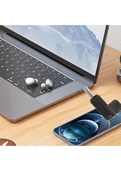 USB C Dc Güç Adaptörü Tip C Dişi 4.5x3.0mm Dc Adaptör Kararlı Performans Güvenlik Koruması 100 W Pd Dizüstü Bilgisayar Için modelleri