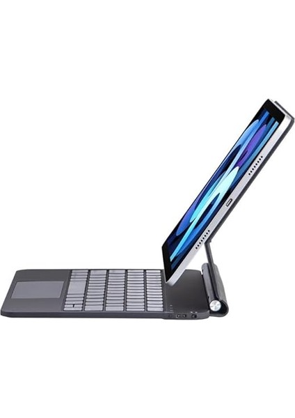 Teknolojı iPad Air 11 Inç M2 Çip Uyumlu Magic Keyboard, Dokunmatik Yüzey, Mıknatıslı Aydınlatmalı Klavyeli Kılıf fiyatları