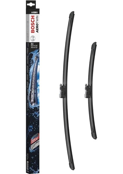 Aerotwin Silecek Seti - [650/400 Mm] Toyota Avensis (2008-2021) [T27] #A538S