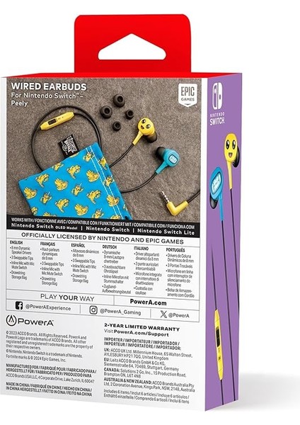 Nintendo Switch Için Kablolu Kulaklık – Peely fiyatları