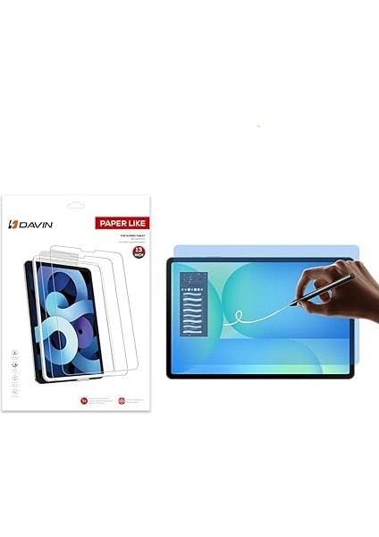 Galaxy Tab S10 Fe Plus Ekran Koruyucu Kağıt Hisli Mat Paper Like, Çizim Yapanlara Özel, Parmak Izi Yapmayan Ince - fiyatları