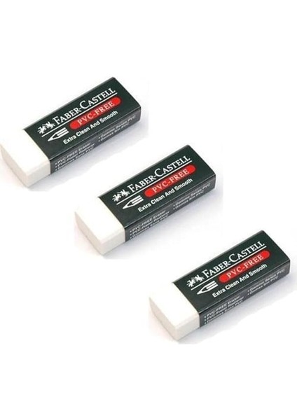 Castell Pvc Free No:20 Büyük Boy Beyaz Silgi 3 Lü fiyatları