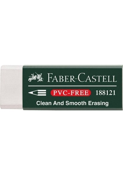 Castell Pvc Free No:20 Büyük Boy Beyaz Silgi 3 Lü modelleri
