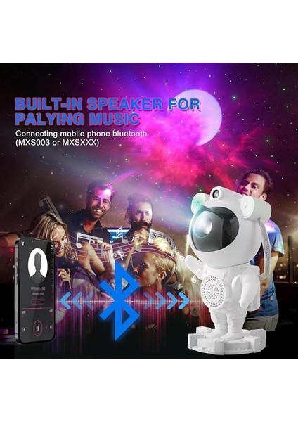 Astronot Gece Lambası Galaxy Projektör,led Galaksi Işık Projektörü Çok Renkli Nebula Galaksi Yıldızlı Gece Işığı Uzaktan Kumandalı Projektör Lambası Yatak Odası fiyatları