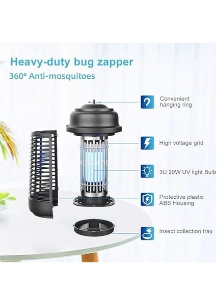 Uv Sivrisinek ve Böcek Öldürücü Lamba, 20W, Elektrikli fırsatları