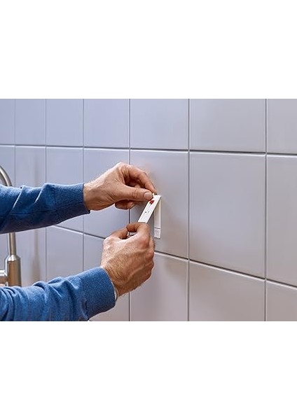 77764 – 00002 – 00 ÇIKARILABILIR Ayarlanabilir Kendinden Yapışkanlı Tırnak Fayans, Metal ve Düz Yüzeyler Için, Beyaz fırsatları