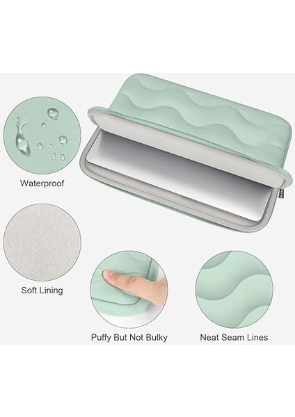 Kabarık Laptop Kol 15 15.6 16 Inç MacBook Air 15"/pro 16", Laptop Çantası Dizüstü Bilgisayar/tablet Kılıfı Kapak Hp/dell/asus/acer/samsung, Ekstra Çanta, Kadınlar, Sevimli Taşıma Çantası modelleri