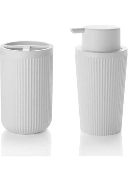 Parça Akrilik Banyo Seti Çöp Kovası Tuvalet Fırçası Diş Fırçalık Sıvı Sabunluk Katı Sabunluk Beyaz fiyatları