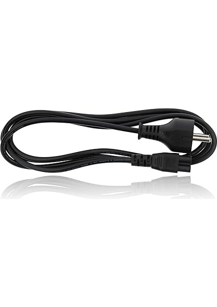 Adet Power Cable Güç Kablosu Güç Kablosu 1,8 M 3 Pin Kutuplu Dell Hp Lenovo Asus Acer Laptop Şarj Cihazı Tv Yazıcı Projektör Ekran Koruma Kontağı ile Şarj Kablosu Yonca Yaprağı Fiş fırsatları