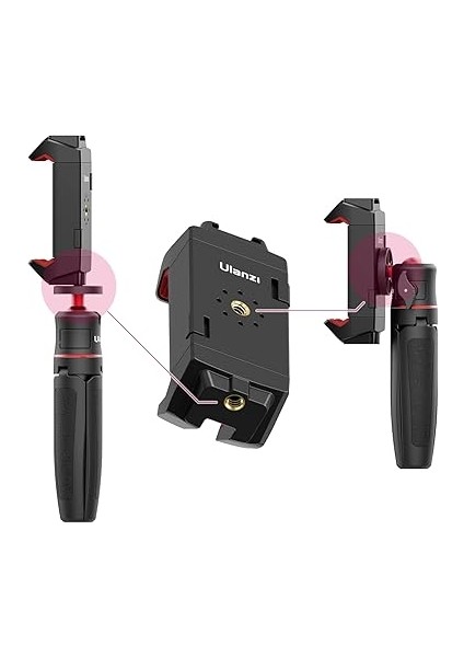 Tablet Tripod Tutucu Montaj Adaptörü Ulanzı St-29 Tablet Telefon 1/4 Inç Tripod Başlığı Soğuk Ayakkabı 12,9 Inç Tablet iPad Pro iPad Air iPad Mini ve Tüm iPhone Android Akıllı Telefonlar ile Uyumlu indirimleri