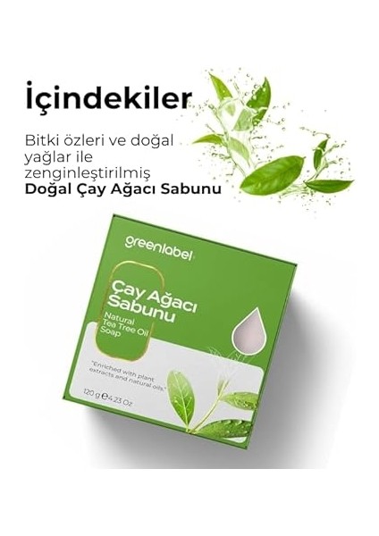 Çay Ağacı Sabunu Doğal Sivilce ve Akne Karşıtı 120 Gr. fırsatları