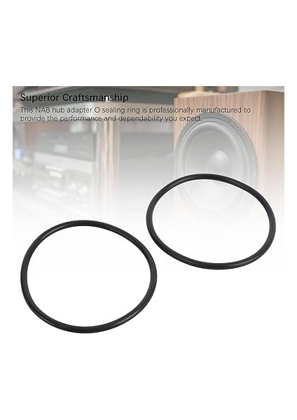 Revox Nab Hub Adaptörü Için Halka, Nab Hub Adaptörü O Halka Kiti, Revox Nab Hub Adaptörü, Sürtünme Arttırıcı ile Teyp Kaydedici Için Kauçuk Keçe Halkaları, Smit (Black) (Gray) modelleri