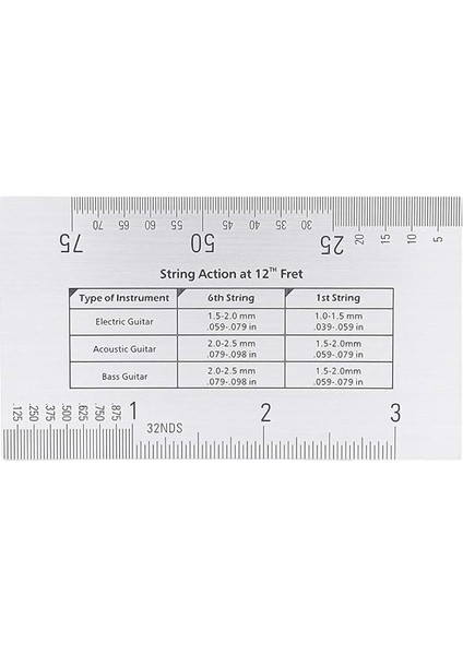 String Cetveli, Sağlam ve Dayanıklı Hafif Gitar Gösterge Aracı Düşük Gitar Için Pratik ve Dayanıklı fiyatları