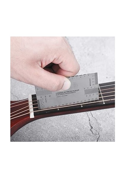 String Cetveli, Sağlam ve Dayanıklı Hafif Gitar Gösterge Aracı Düşük Gitar Için Pratik ve Dayanıklı modelleri
