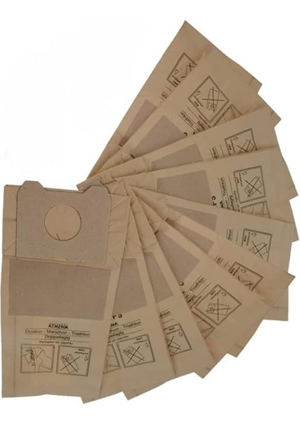 Triathlon 2000 ile Uyumlu Seninürünün 1.kalite 3 Katlı Kağıt Toz Torbası 10 Adet fırsatları