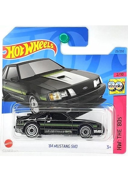 Wheels Tekli Arabalar 84 Ford Mustang Svo HKJ60