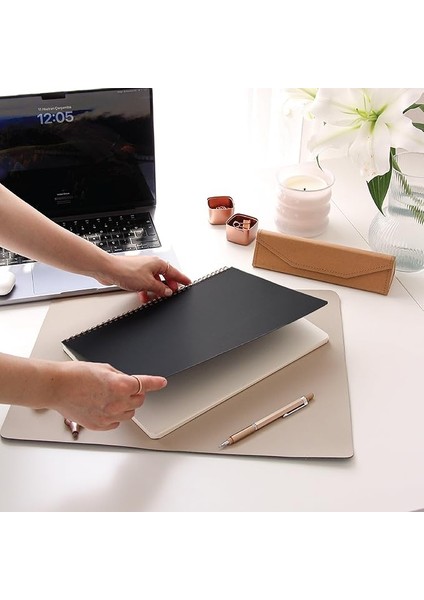 Siyah Kraft Karton Kapak 70 Yaprak 110 Gram Kareli Not Defteri