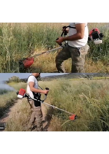 CG520 Benzinli Yan Tırpan Çim Biçme Testeresi 1.4 Kw 51.7 cc Bisiklet Kollu Omuz Askılı Misina modelleri