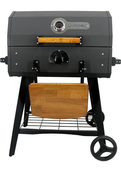 GB60 Standlı Tekerlekli 60CM Kömürlü Barbekü Mangal