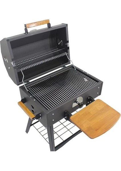 GB60 Standlı Tekerlekli 60CM Kömürlü Barbekü Mangal fırsatları
