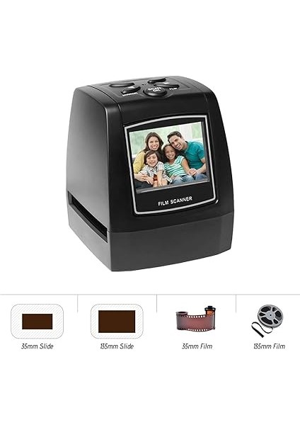 Taşınabilir Negatif Film Tarayıcı 35MM 135MM Slayt Film Dönüştürücü 2.4 ile Fotoğraf Dijital Görüntü Görüntüleyici modelleri