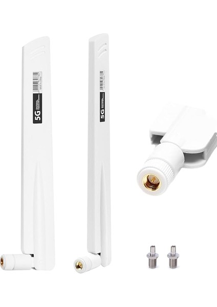 5g Lte Anten 4g Lte Sinyal Kazanç Anteni 18DBI Sinyal Güçlendirici Sma / Ts9 Fiş Çok Yönlü Wlan Anteni, 600-6000 Mhz,kablosuz Yönlendirici Wifi Booster Ağ Geçidi USB Adaptörü, Fpv Kamera Monitörü -