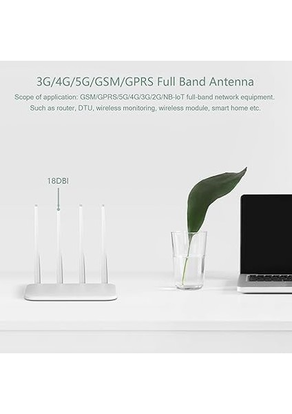 5g Lte Anten 4g Lte Sinyal Kazanç Anteni 18DBI Sinyal Güçlendirici Sma / Ts9 Fiş Çok Yönlü Wlan Anteni, 600-6000 Mhz,kablosuz Yönlendirici Wifi Booster Ağ Geçidi USB Adaptörü, Fpv Kamera Monitörü - fiyatları