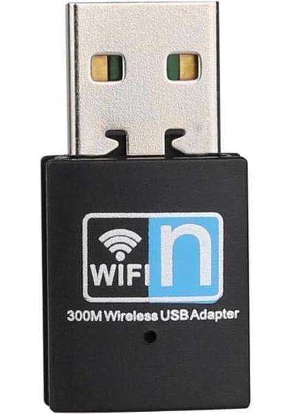 USB Wifi Adaptörü, Kablosuz Lan Ağ Kartı Adaptörü USB 2.0 Dongle Masa Üstü Dizüstü Bilgisayar Windows 10 8 7 Xp Mac Os Için (WINDOWS10 Için Tak ve Çalıştır)