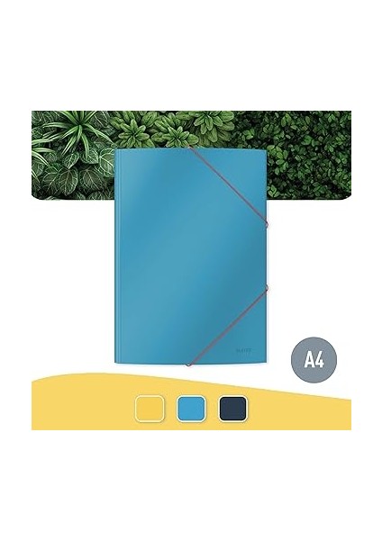 Cosy Soft Touch Lastik Kilitli Dosya, A4, Mavi fiyatları