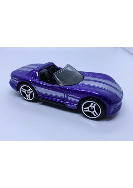Wheels - Dodge Viper Rt/10 - Hw Roadsters 7/10 - HKK11 - Short Card - Mor - Mattel 2023 modelleri