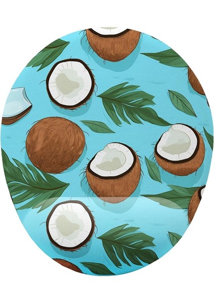 Fikirler Hindistan Çevizli Desenli Bilek Destekli Mouse Pad