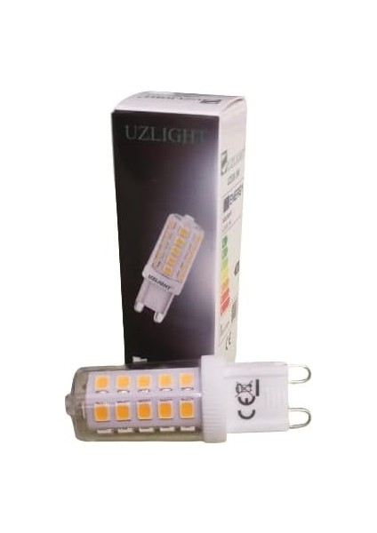 G9 LED Kapsül Ampul, 2700K Sarı Işık, 2 Adet